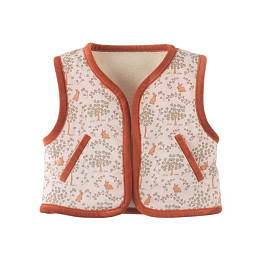 Жилет двусторонний Gingersnaps "Baby Glade", ваниль с карамелью